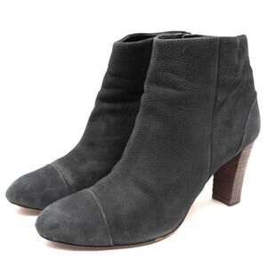 Cole Haan Gray Nubuck Leather Ankle Boots Size 8.5